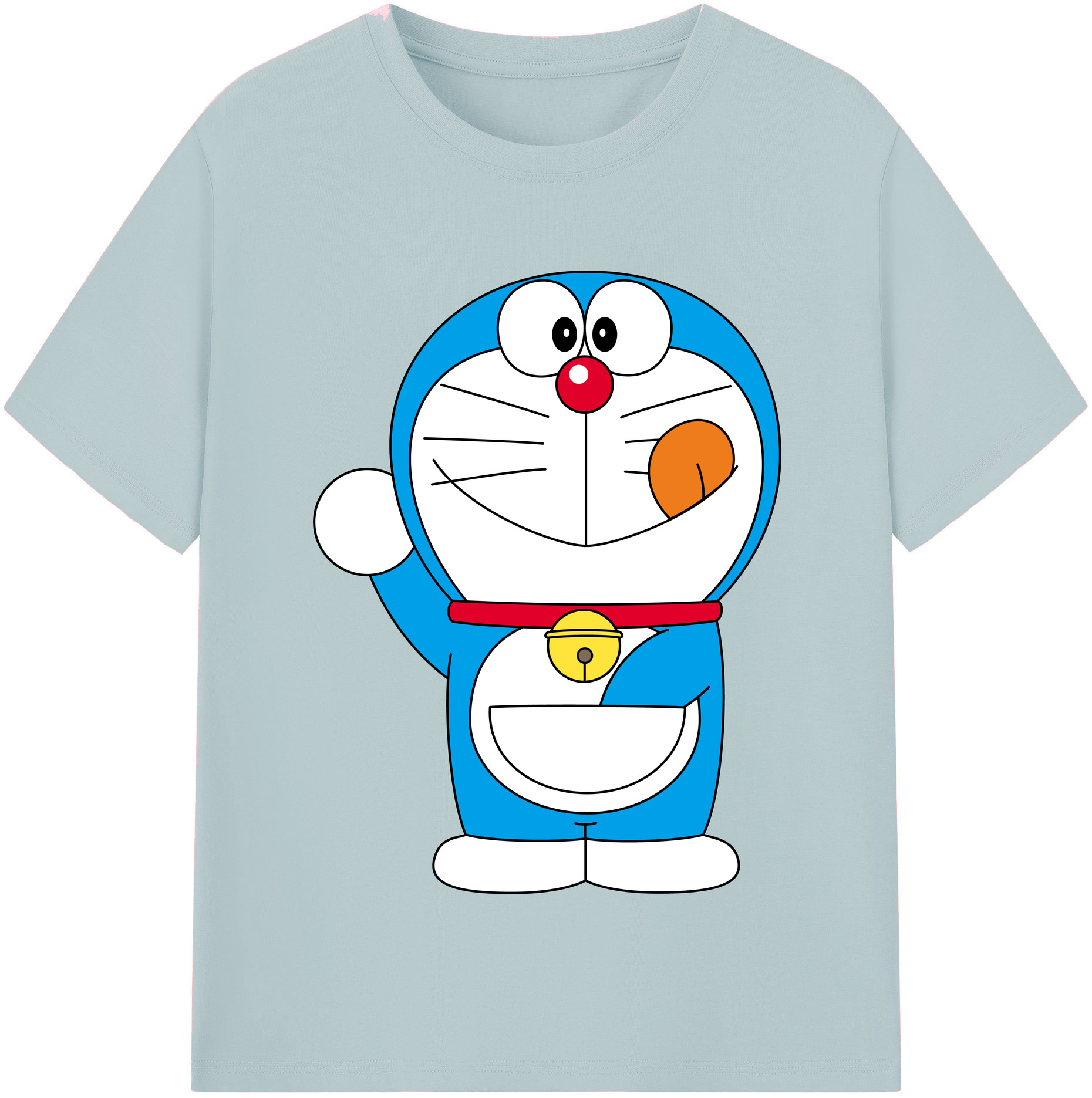 （画像用） ドラえもん Doraemon 綿100％半袖Tシャツ（フロントプリント）